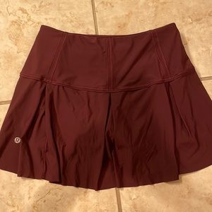 Lululemon pace pleated skort.  Excellent condition.